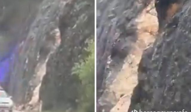 VIDEO Nakon obilnih kiša pojavio se odron na M-17 kod Mostara