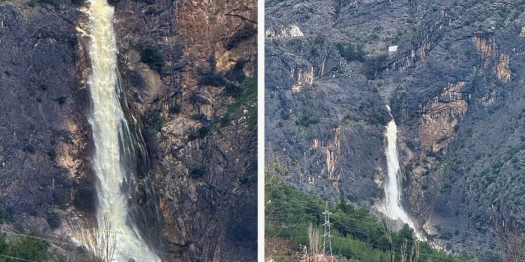 VIDEO Ovako danas izgleda Ilinac kod Omiša, najveći vodopad u Hrvatskoj