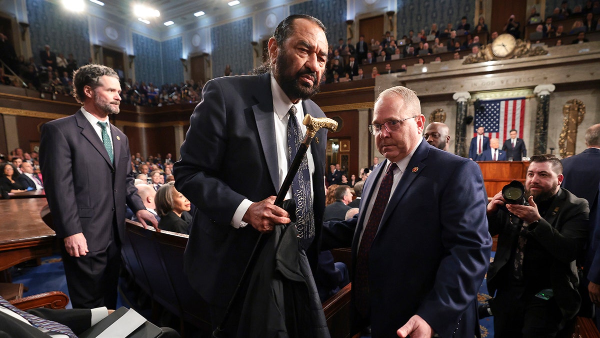 Rep. Al Green uklonjen iz komore