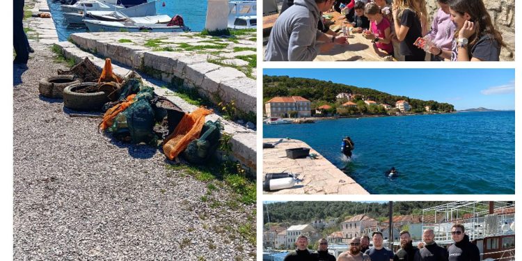 PREDIVAN DAN NA ZLARINU Čistilo se podmorje i obala: "Ovako se voli otok, ovako se voli svoje!"
