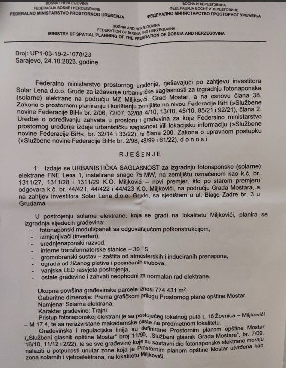 Ljiljanko Palac koncesija
