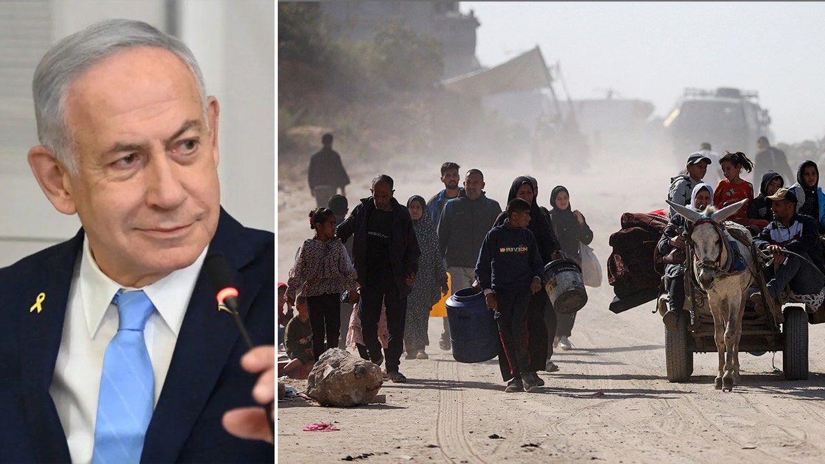 Netanyahu i Palestinci koji bježe sjevernu Gazu