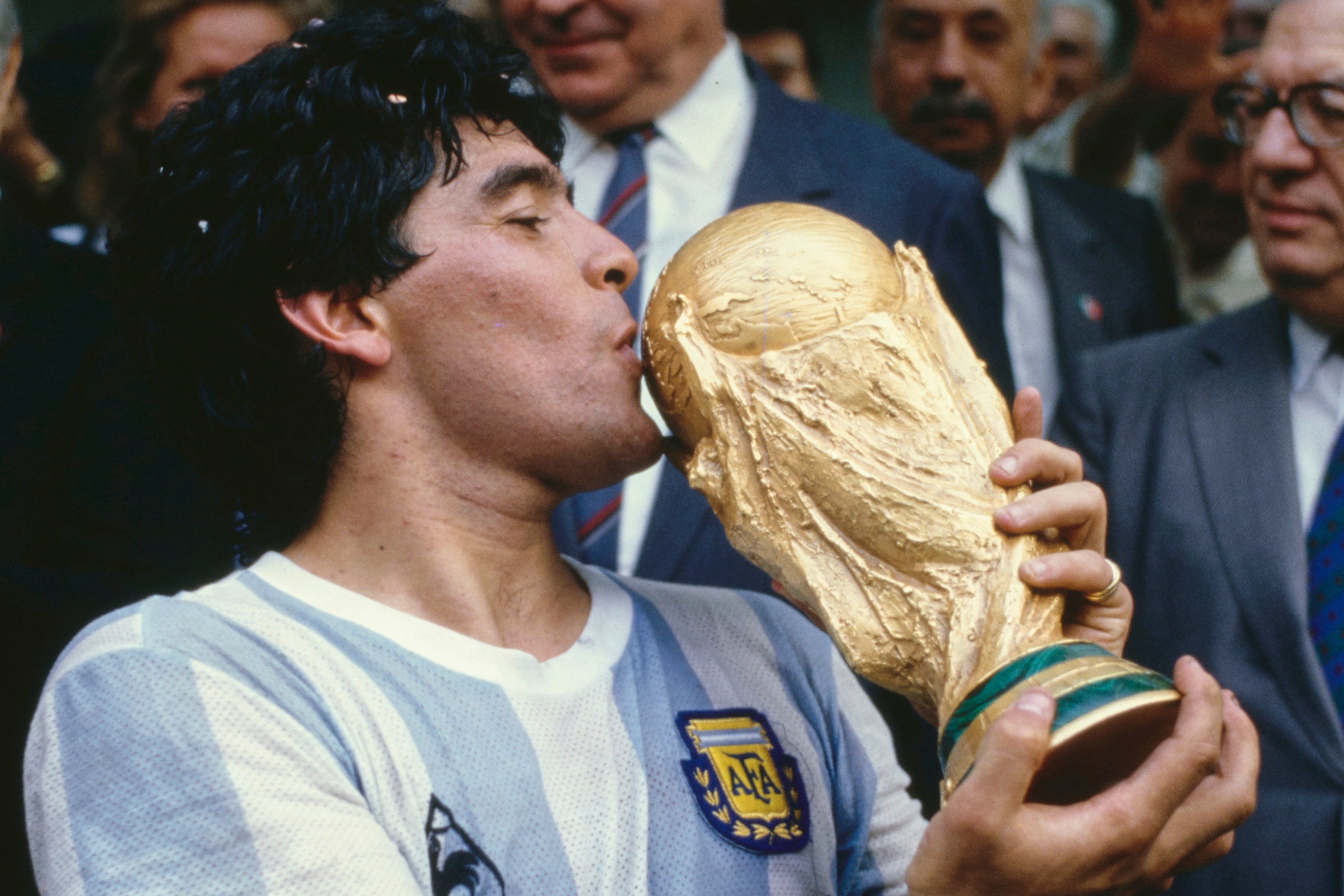 Maradona -ovo kružno postignuće bila je pobjeda Svjetskog kupa 1986. godine