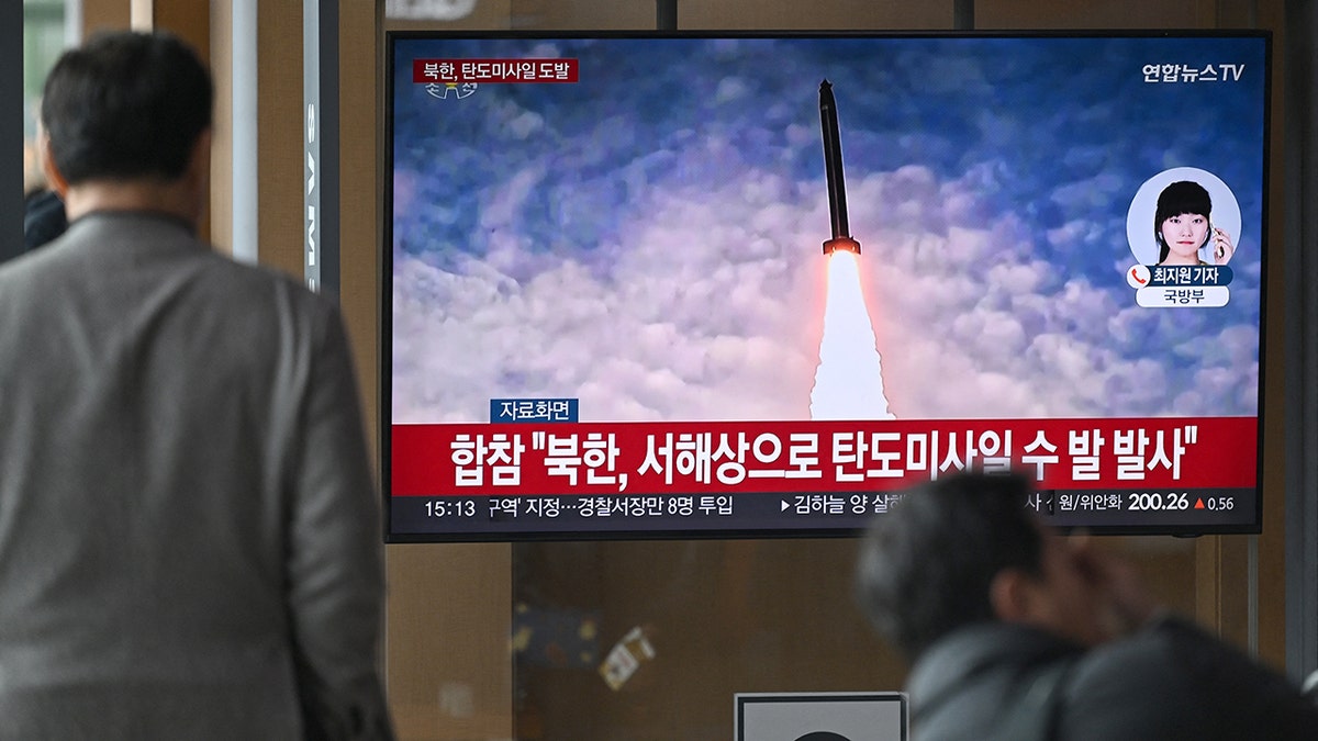 Sjevernokorejski test rakete na TV -u