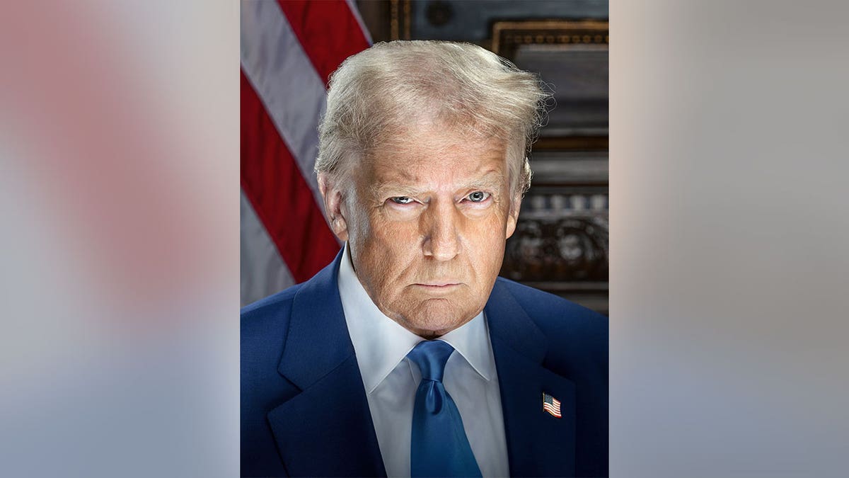 Izabrani predsjednik Donald J. Trump pojavljuje se u svom službenom portretu.