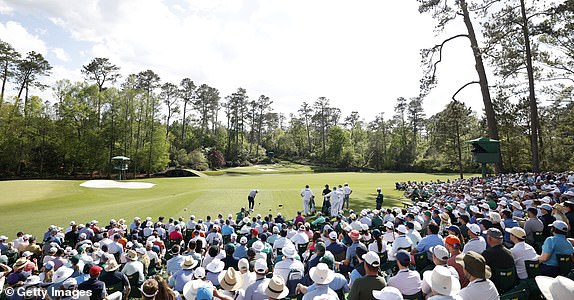 AUGUSTA, GEORGIA - APRIL 11: Collin Morikawa of the United States plays his shot from the 12th tee during the second round of the 2025 Masters Tournament at Augusta National Golf Club on April 11, 2025 in Augusta, Georgia. (Photo by Michael Reaves/Getty Images)