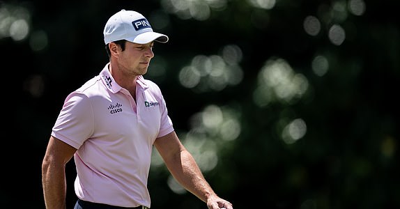 Mandatory Credit: Photo by PETTER ARVIDSON/BILDBYRÅN/Shutterstock (15248885fq) Viktor Hovland of Norway during the second round of the 2025 Masters Golf Tournament on April 11, 2025 in Augusta. Golf, The Masters, Round Two, Augusta, United States - 11 Apr 2025