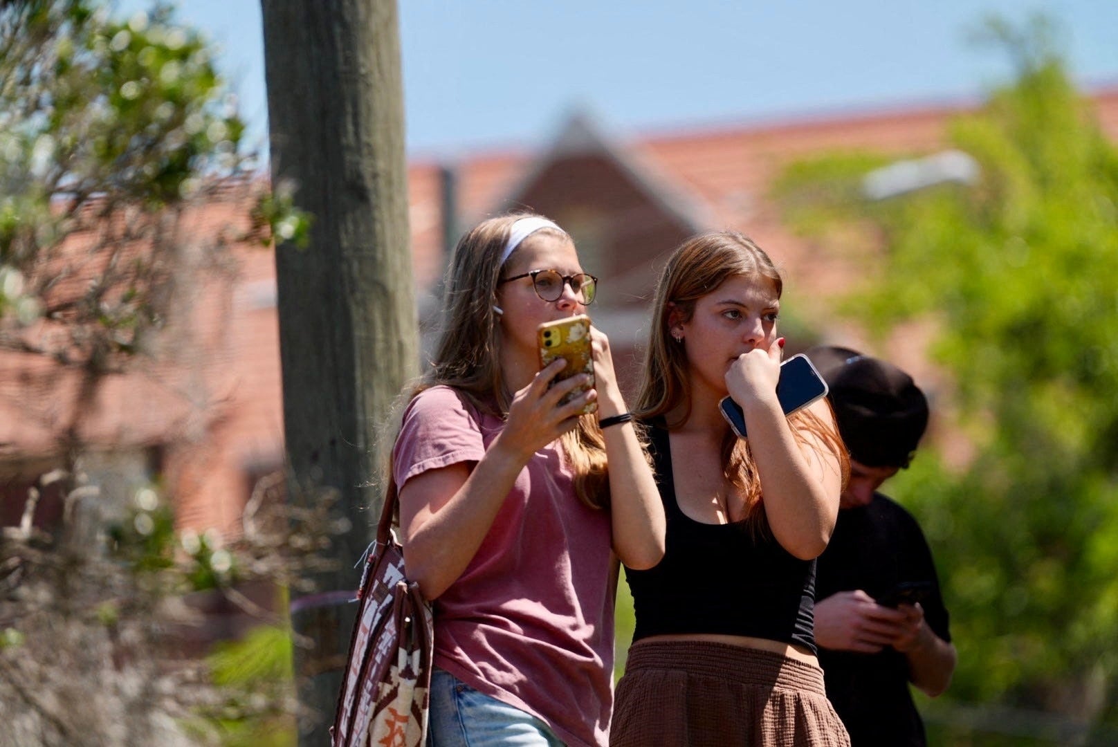 Police say the two people killed in the shooting were not students at the university