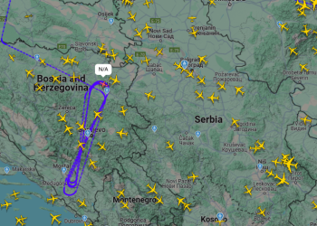 Dubrovački – Špijunski zrakoplov upravo leti uz zapadnu granicu Srbije