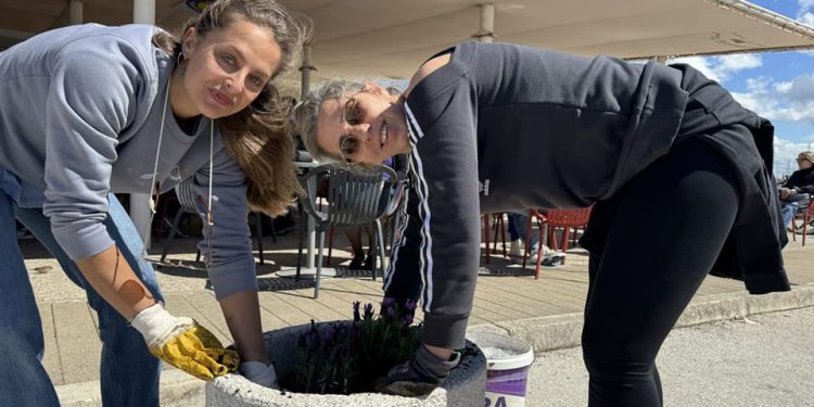 LIJEP I SUNČAN DAN Sadnja raslinja i piturivanje pred publikom na zadarskom Uskoku!