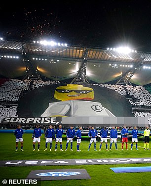 Navijači Legia Varšave otkrili su ofenzivni transparent u Europa konferencijskoj ligi s Moldeom