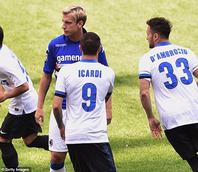López refused to shake hands with Icardi when Inter Milan faced Sampdoria, in what was dubbed the 'Wanda derby'
