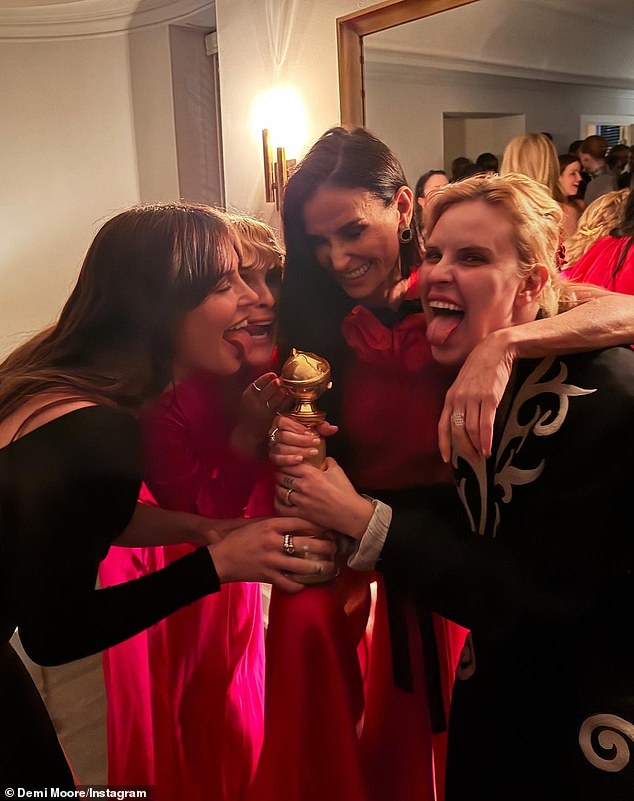 Zvijezda supstance veće zahvaljuje onome što je njezino tijelo prošlo, posebno nakon što je rodila Willisa, kao i mlađe kćeri izviđače i Tallulah (na slici 5. siječnja)