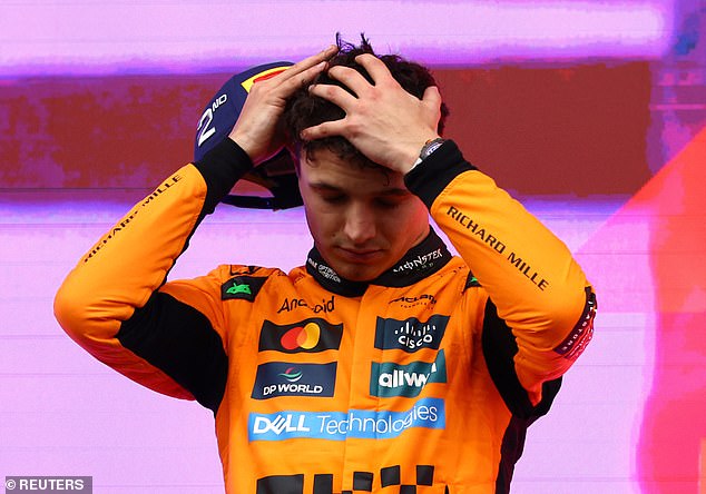 Lando Norris završio je na drugom mjestu i nije uspio u bilo kojem trenutku preći pred Verstappen