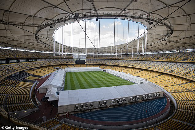 United će prvo igrati na nacionalnom stadionu Bukit Jalil kapaciteta 84.000 (na slici u Coidd-19)