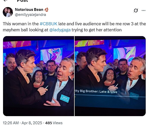 Članica publike iz ITV Spin Off Showa kasno i uživo nepomično postala virusni meme zahvaljujući svojoj ikoničnoj reakciji na pojavljivanju na kameri