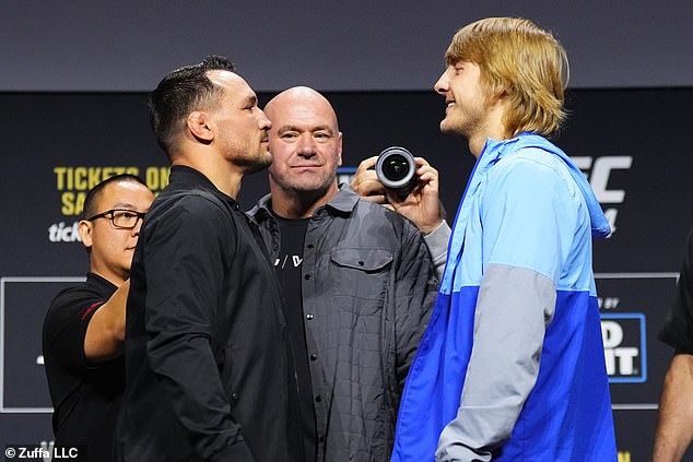 Michael Chandler (lijevo) suočen je s Paddyjem Pimblettom u ko-glavnom događaju UFC 314 u subotu