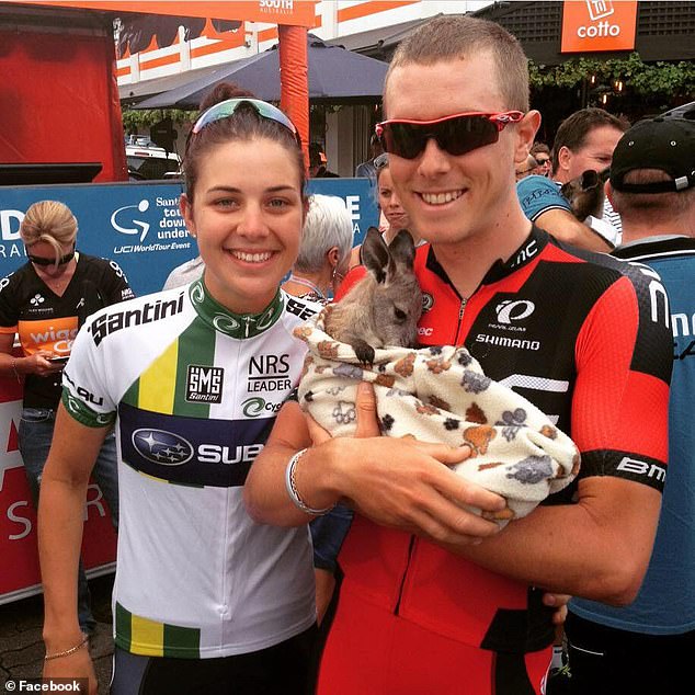 Melissa Hoskins (lijevo) tragično je ubijena kad ju je udarilo vozilo koje je njezin suprug Rohan Dennis (desno) u to vrijeme vozio