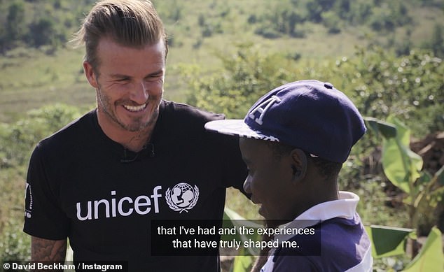 Zajedno s navršenim 50 godina, 2025 ocjene 20 godina otkako je David postao ambasador UNICEF Goodwill i 10 godina od pokretanja 7: Fond David Beckham UNICEF