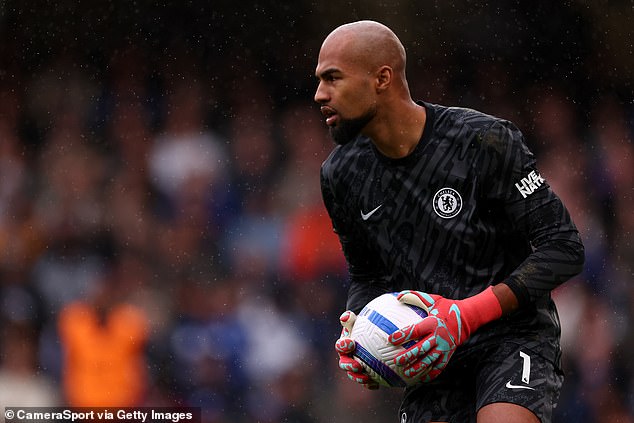 Robert Sanchez's position as the No 1 goalkeeper at Chelsea is under pressure