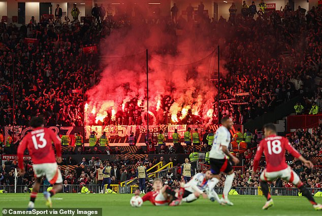 There were reports of United fans being tear-gassed by French riot police as they tried to use the toilets in France