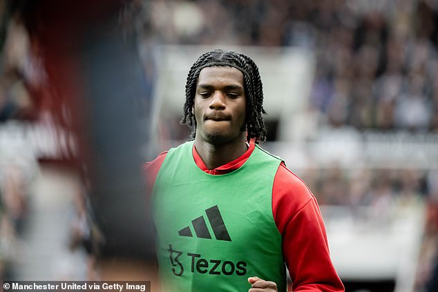 Puma, meanwhile, are adding to their stable with rising stars from the club, including Ayden Heaven (pictured)