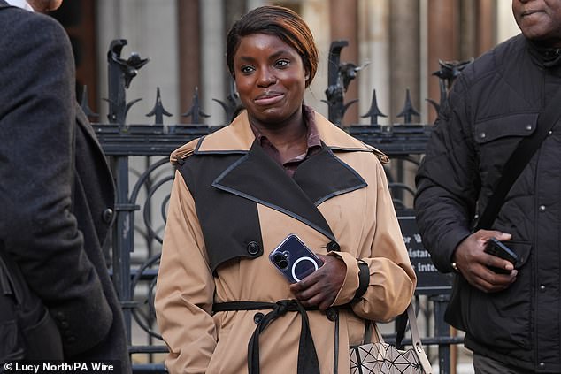 Aluko je rekla da je napustila svoju kuću prerušena zbog saslušanja i da je 'više samosvjesnija'