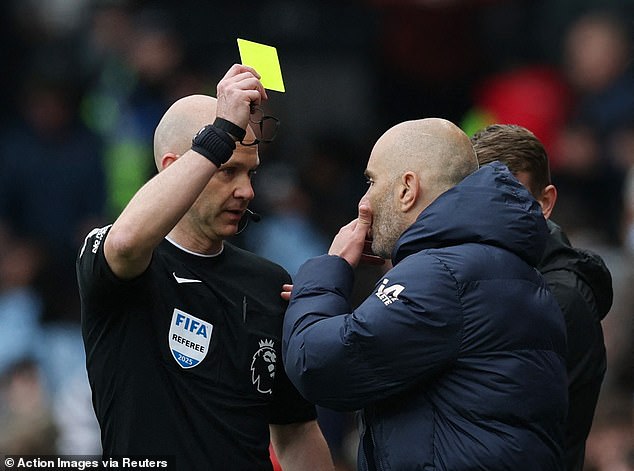 Enzo Maresca will serve a touchline ban on the weekend after a third yellow card of the season