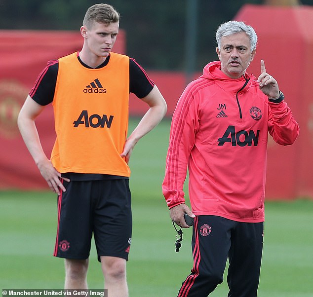 Hamilton joined United as a 16-year-old and spent five years at Old Trafford (pictured in 2018)