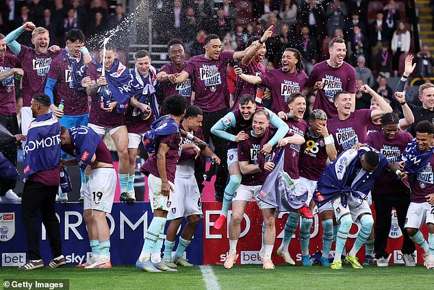 Burnley will also be playing top-flight football next season after a strong Championship season