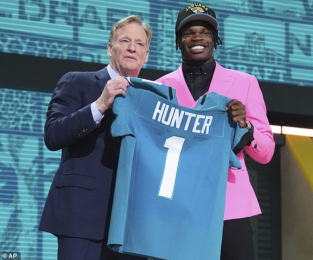 Hunter je bio olovljen na broju 2, ali Jaguari su sklopili ugovor s Clevelandom da ga dobiju