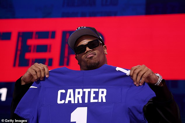 Giantsi su odabrali treći glavni talent u ovom nacrtu kada su uzeli Edge Rusher Abdul Carter