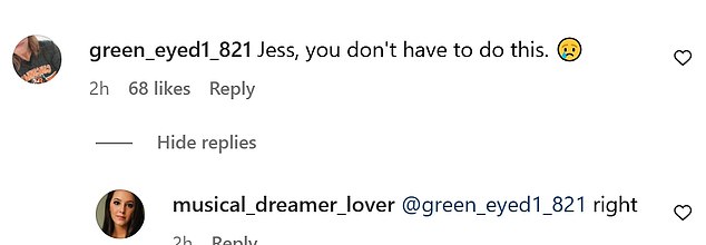 Bio je i razočarani obožavatelj koji je rekao rodom iz Teksasa: 'Jess, to ne moraš raditi'