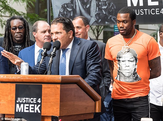 Tacopina je također predstavljao repera Meek Mill -a u kaznenom slučaju 2017. koji je uključivao optužbe za oružje i drogu