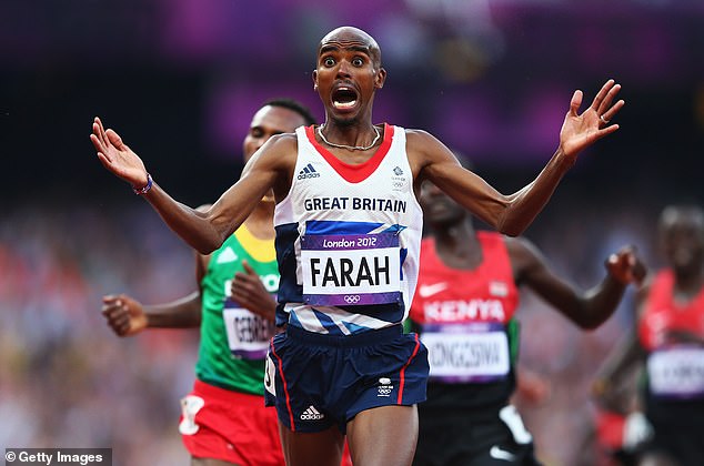Sir Mo Farah također je osvojio zlato od 10 000 m-zajedno s dugim šljokicama Gregom Rutherfordom-iste noći u nezaboravnim 44 minute unutar olimpijskog stadiona