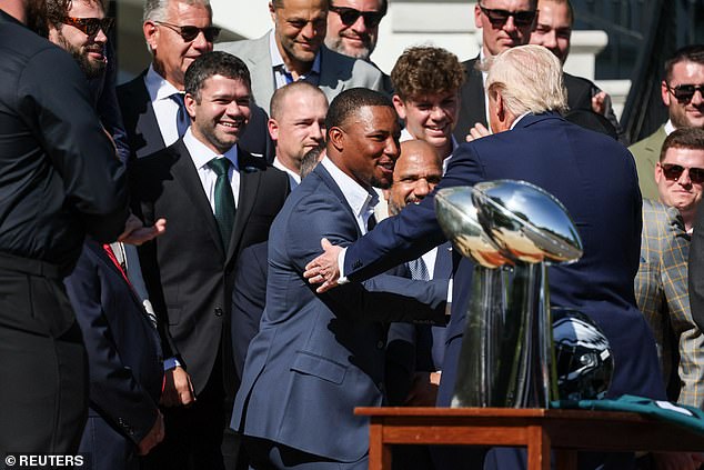 Barkleyja je pohvalio predsjednik Donald Trump tijekom posjeta Bijele kuće tima