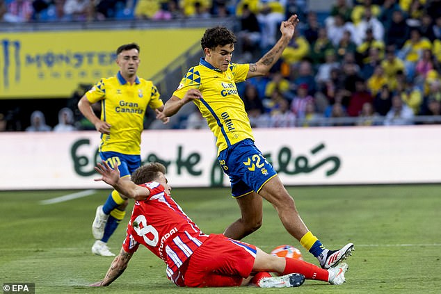 Stefan Bajcetic has been getting rave reviews in Spain from people who watch him every week for Las Palmas
