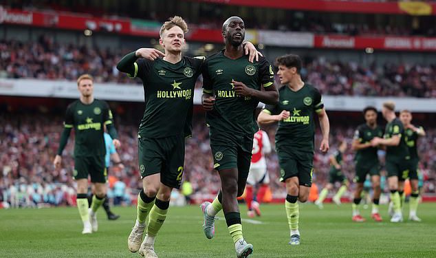 Arsenal 1-1 Brentford: Yoane Wissa otkazuje otvarača Thomasa Parteyja dok puškari peti put padaju bodove u posljednjih sedam utakmica Premier lige
