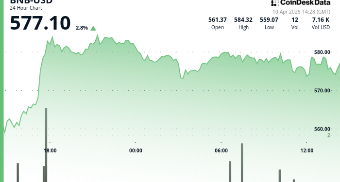BNB se ugasi 11,6% prije nego što binance novčić naletio na Trumpove tarifne strahove