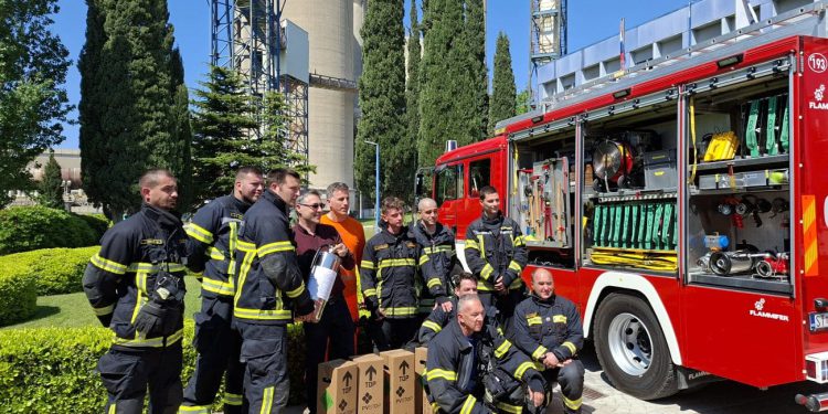 Cemex obilježio Svjetski dan sigurnosti i zaštite zdravlja na radu edukacijama i vatrogasnom vježbom
