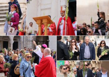 Cvjetnica u Gradu: Blagoslovljene maslinove i palmine grančice (FOTO)