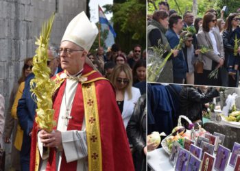 Cvjetnica u Trstenom: Apostolski nuncij Giorgio Lingua predvodio euharistijsko slavlje u župi sv. Vida (FOTO)