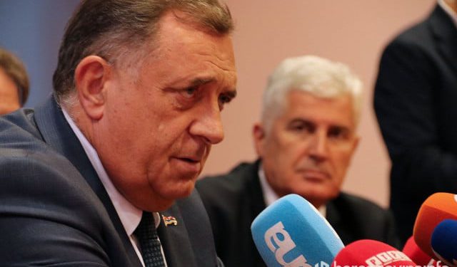 DODIK BRANI HRVATE OD SDA ‘Svakodnevno demonstriraju da su šovinistička stranka radikalno-islamističke provinijencije’
