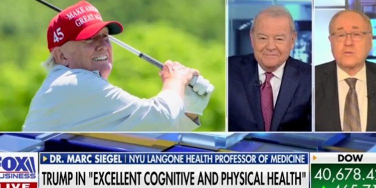 Doktor Fox News -a probija se nad ‘mladenačkim’ Trumpovim fizičkim ispitom: “Pobjednički je na golfu!”