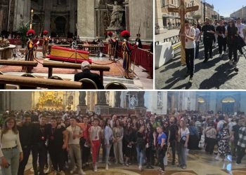 Don Hrvoje Katušić s grupom krizmanika obišao odar pape Franje: ‘Jedna djevojka me pogledala i rekla da se sva naježila’