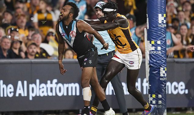 FURORE nad lukom Adelaide Footy zvijezde Willie Rioli vatreni post na društvenim mrežama o tome zašto mrzi suparnički klub Hawthorn, tužno se okreće