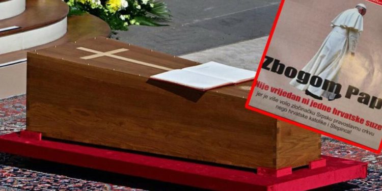 Glasilo hrvatske ekstremne desnice na odvratan se način oprostilo od pape Frane. Pogledajte ovu naslovnicu