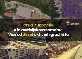 Grad Dubrovnik u investicijskom zamahu: Više od deset aktivnih gradilišta diljem grada