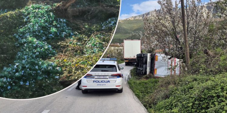 Jutro nakon nesreće: Ovako izgleda mjesto na istoku Splita na kojem se prevrnuo šleper