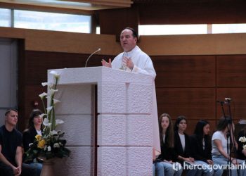 MOSTARSKA KATEDRALA Biskup Petar Palić predvodit će misu zadušnicu za papu Franju